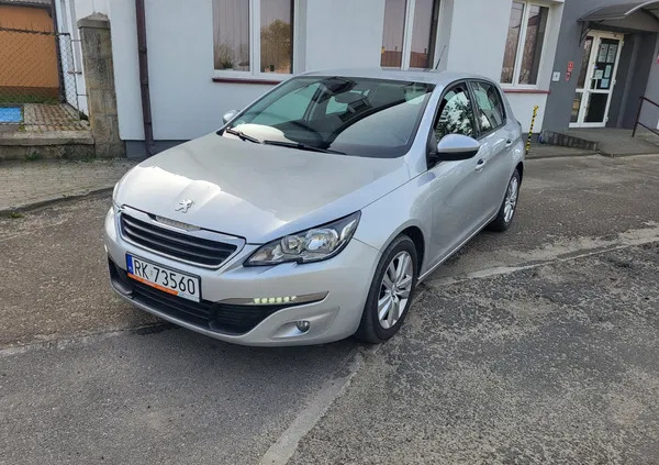 podkarpackie Peugeot 308 cena 36300 przebieg: 198000, rok produkcji 2016 z Gryfice